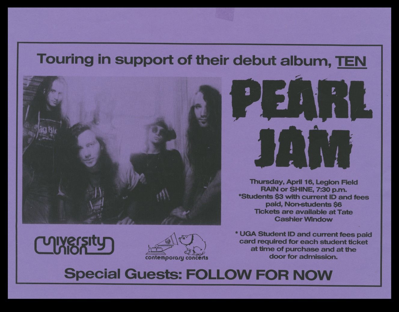 Pearl Jam Athens, Athens 1992
