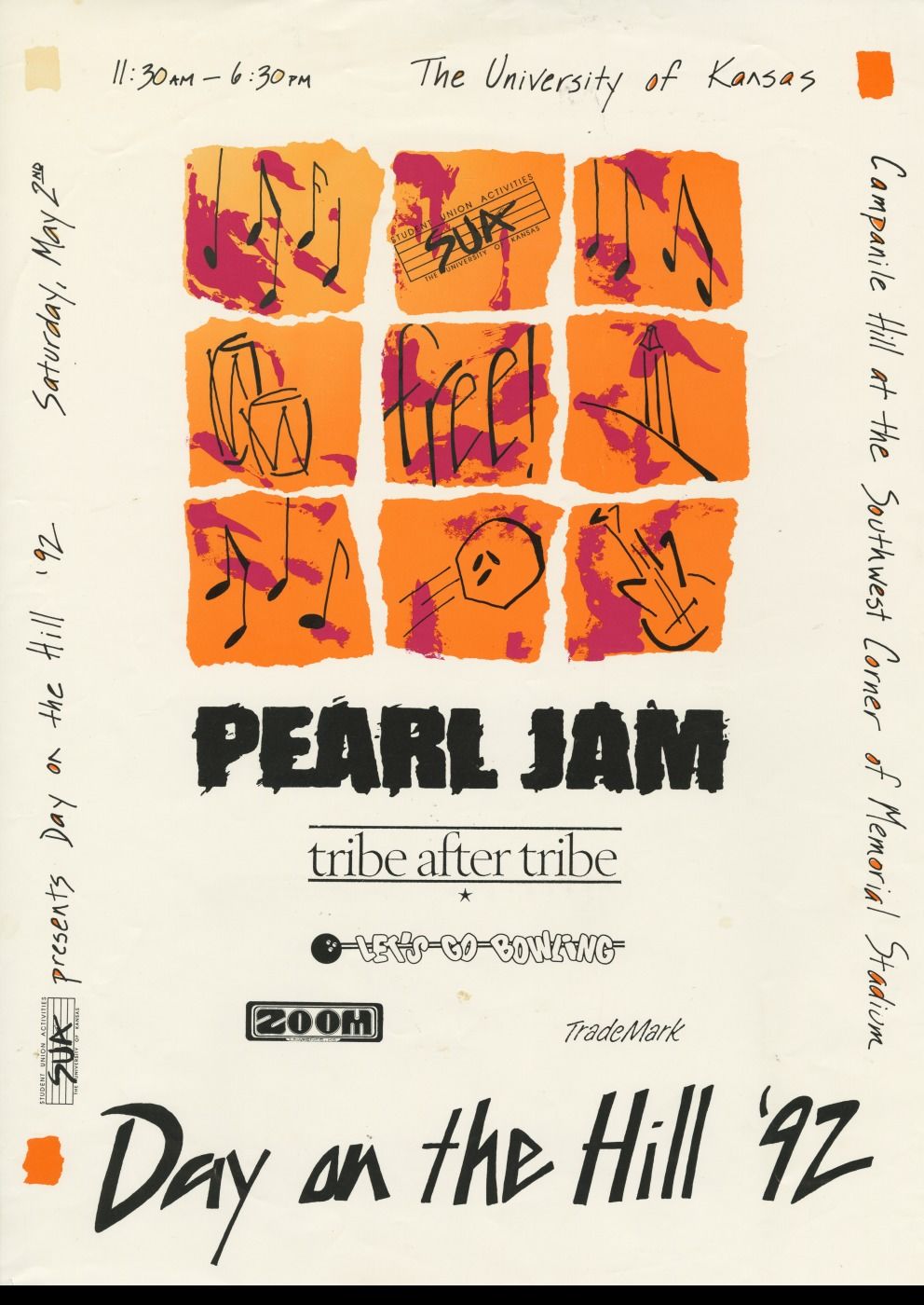 Pearl Jam Lawrence, Kansas, Lawrence 1992